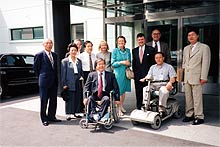 with ginny thornburgh attending sixth annual conference on rehabilitation of people with disabilities, korea 1998 